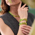 Limoncello bleu | Argent sterling 925 | Verre Firefly Wrap